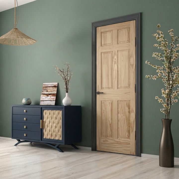 Wood 6 Panel Interior Door - DALMATIAN DOORS™ and Woodworking