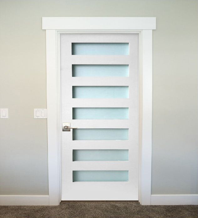 Glass 7 Panel Interior Door - DALMATIAN DOORS™ and Woodworking