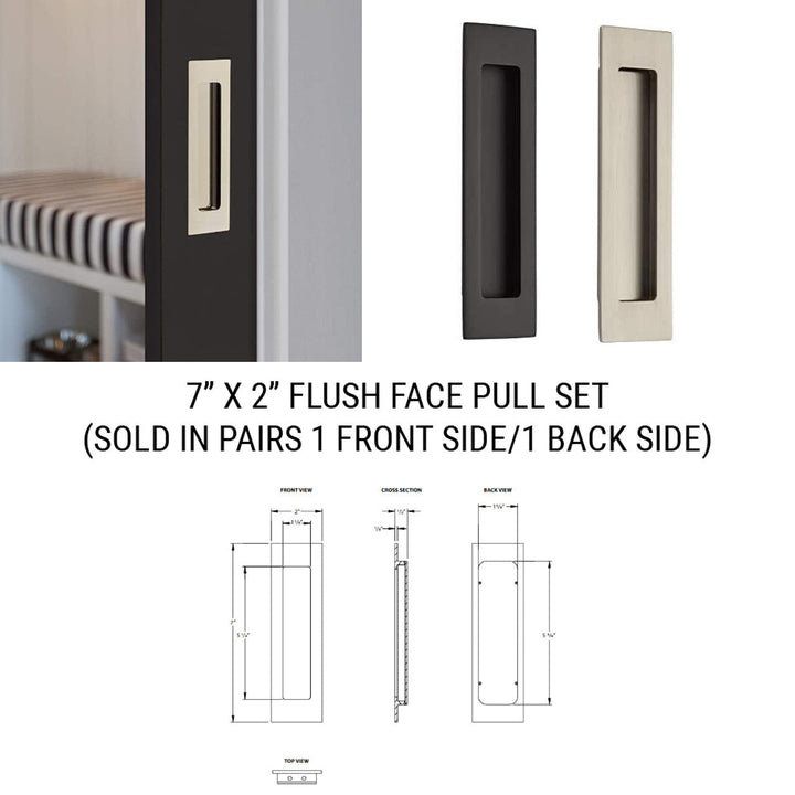 Wood 2 Panel Barn Door - DALMATIAN DOORS™ and Woodworking