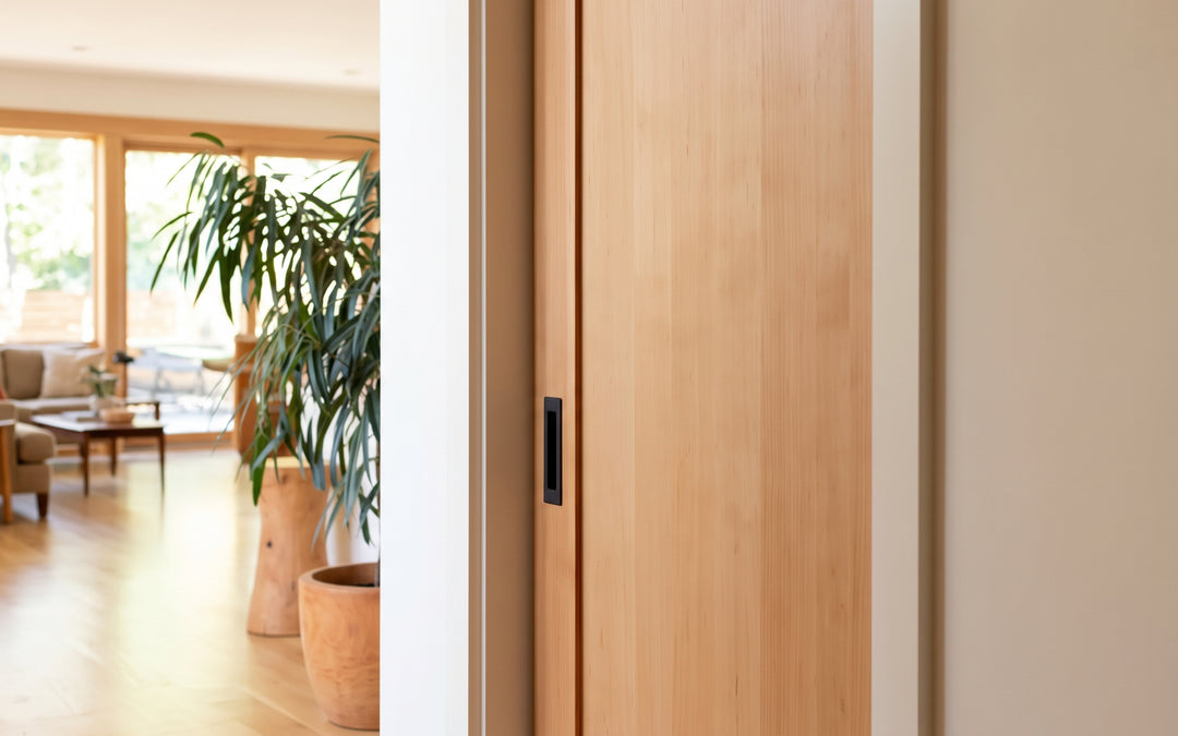 7 inch by 2 inch Recessed Flush Pull Set - DALMATIAN DOORS™ and Woodworking