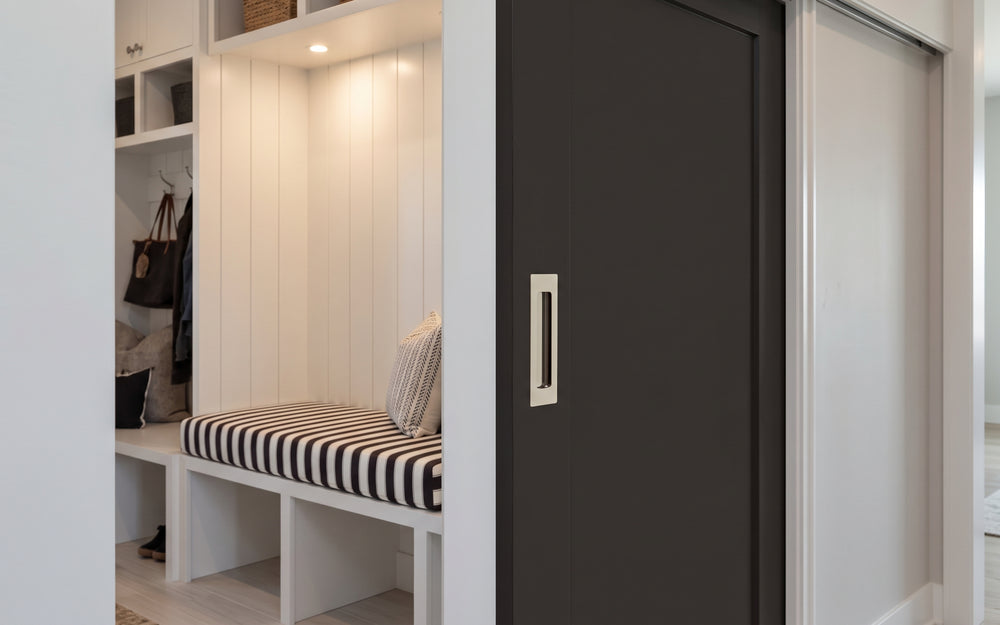 7 inch by 2 inch Recessed Flush Pull Set - DALMATIAN DOORS™ and Woodworking