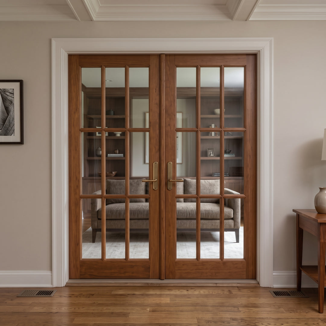 9 Lite Glass French Door - DALMATIAN DOORS™ and Woodworking