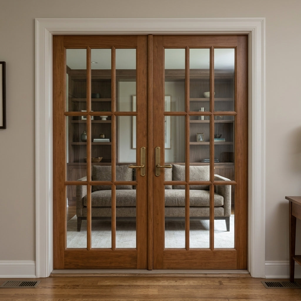 9 Lite Glass French Door - DALMATIAN DOORS™ and Woodworking