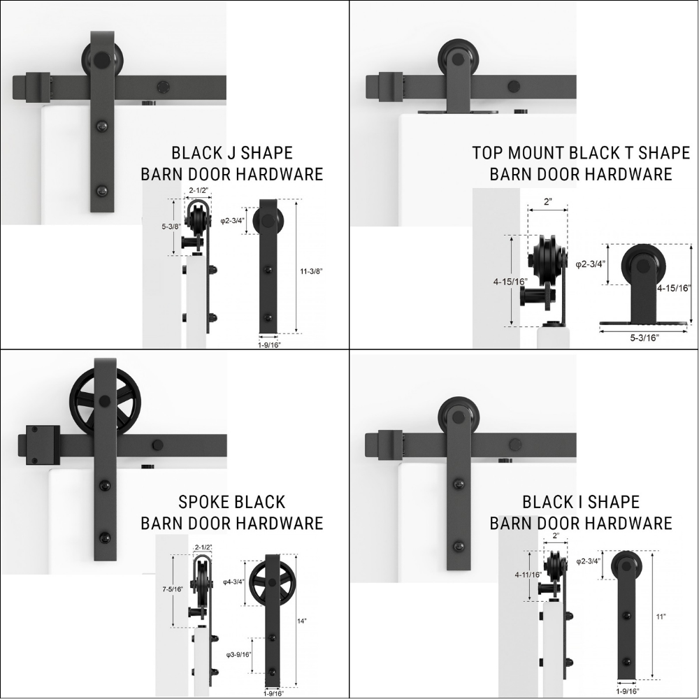 6 Lite Over 1 Wood Panel Barn Door - DALMATIAN DOORS™ and Woodworking