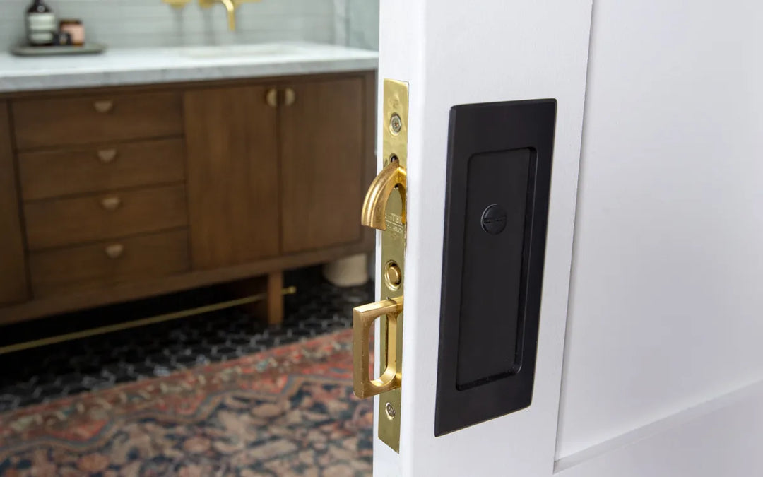 Barn/Pocket/Bypass Bed/Bath Privacy Lock - DALMATIAN DOORS™ and Woodworking