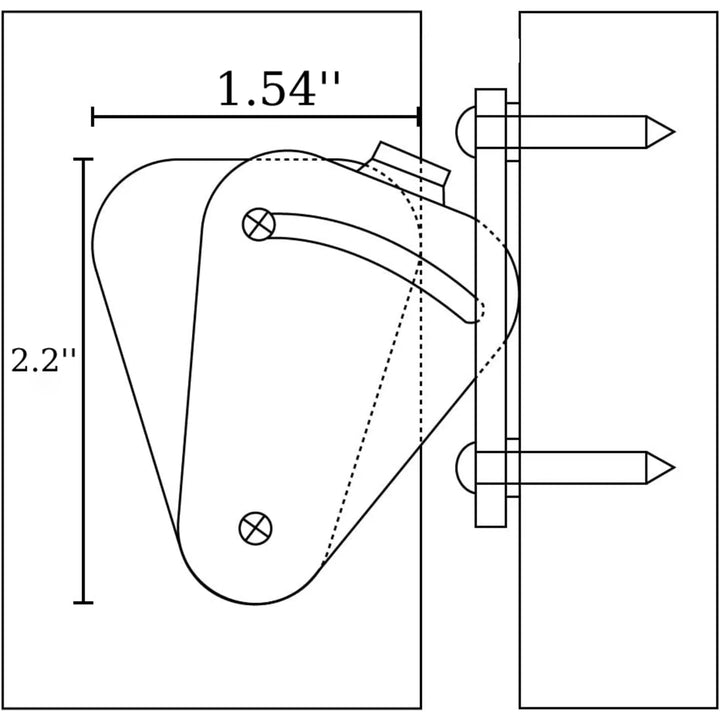 Black Barn Door Gate Latch - DALMATIAN DOORS™ and Woodworking