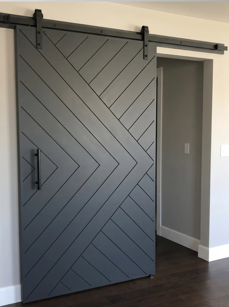 Chevron Arrow Barn Door - DALMATIAN DOORS™ and Woodworking