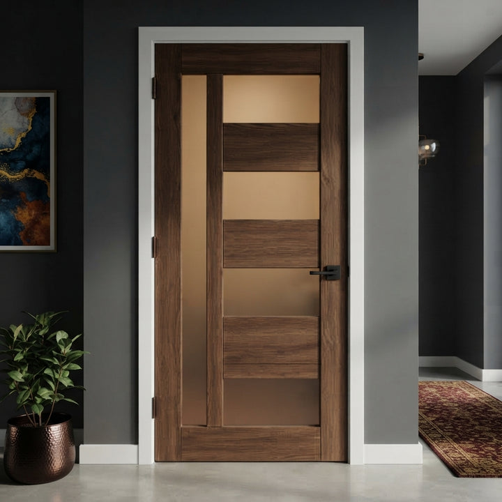 Glass 5 Lite Giuseppe Interior Prehung Door - DALMATIAN DOORS™ and Woodworking
