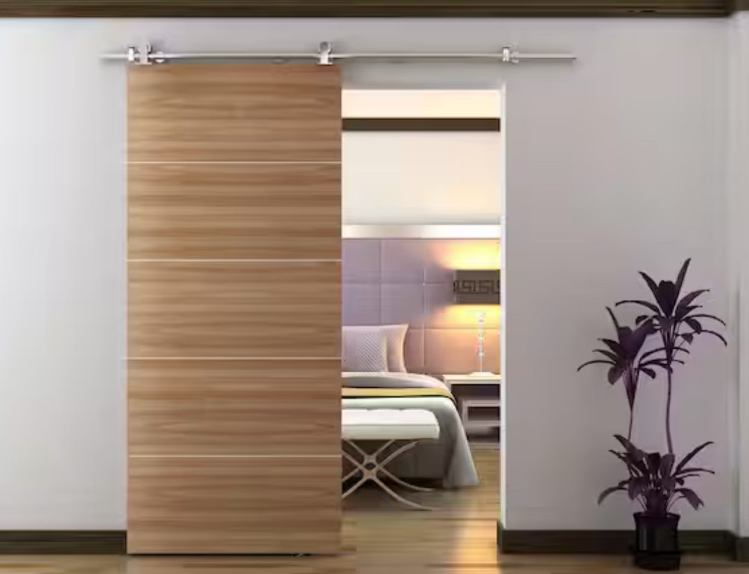Top Mount Stainless Barn Door Hardware