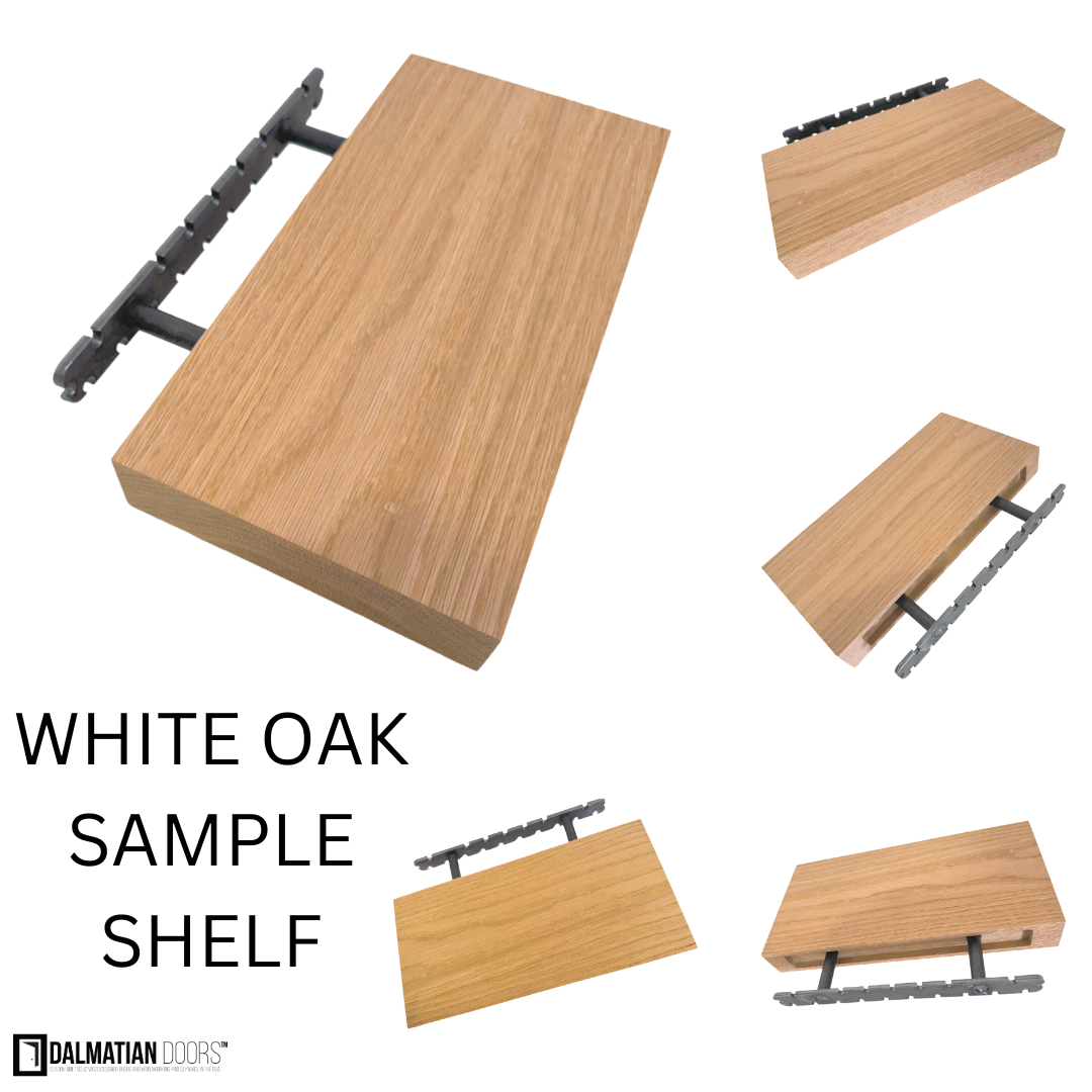 Poplar Wide Plank Floating Shelf - DALMATIAN DOORS™ and Woodworking
