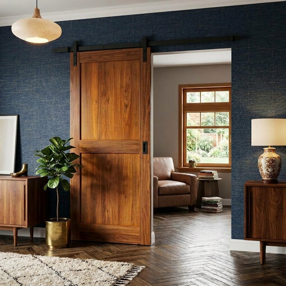 Wood 2 Panel Barn Door - DALMATIAN DOORS™ and Woodworking