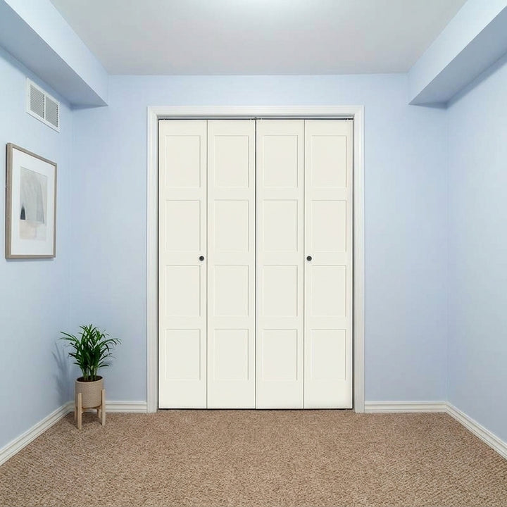 Wood 4 Panel Bifold Door - DALMATIAN DOORS™ and Woodworking