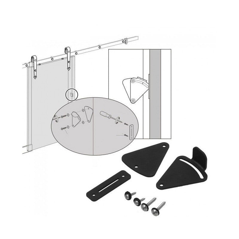 Black Barn Door Gate Latch - DALMATIAN DOORS™ and Woodworking