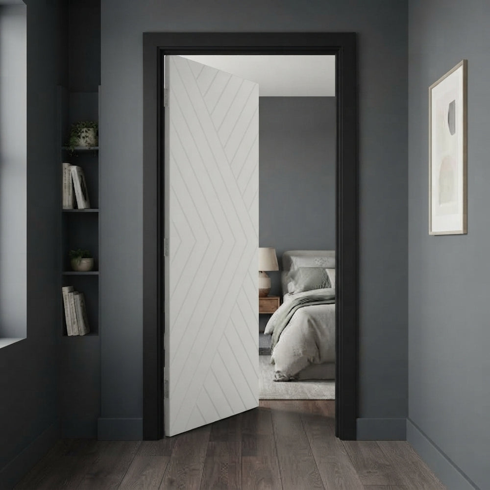 Chevron Arrow Interior Door - DALMATIAN DOORS™ and Woodworking