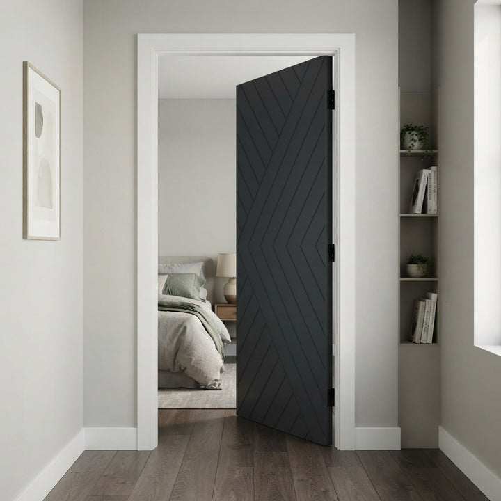 Chevron Arrow Interior Door - DALMATIAN DOORS™ and Woodworking