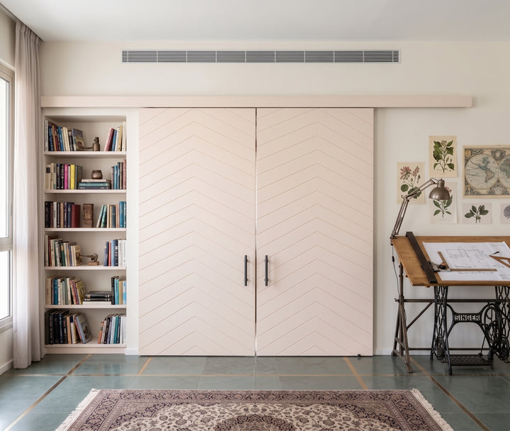 Chevron Double Barn Door - DALMATIAN DOORS™ and Woodworking