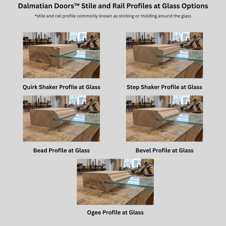 1 Lite Glass French Door - DALMATIAN DOORS™ and Woodworking