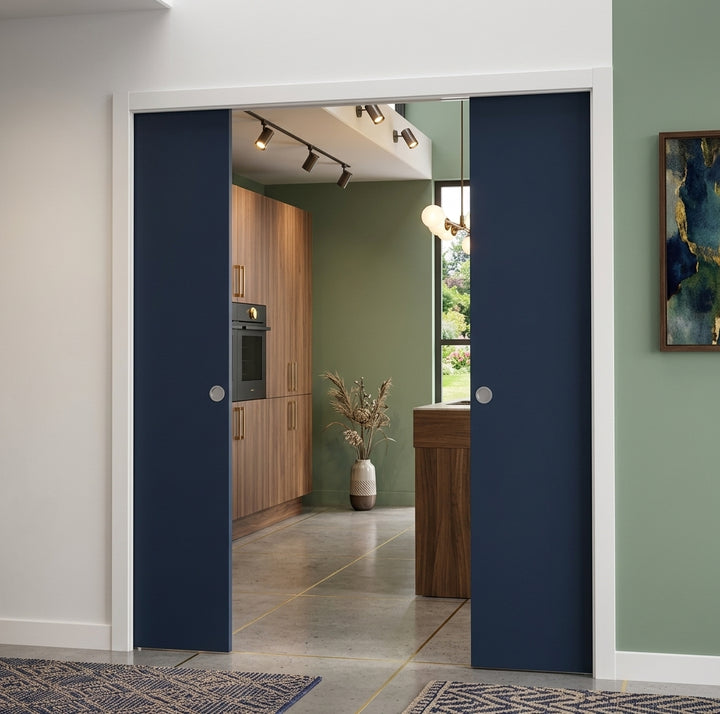 Flush Smooth Face Pocket Door - DALMATIAN DOORS™ and Woodworking
