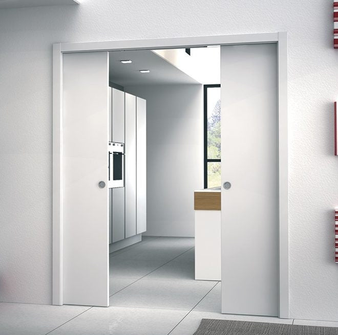 Flush Smooth Face Pocket Door - DALMATIAN DOORS™ and Woodworking