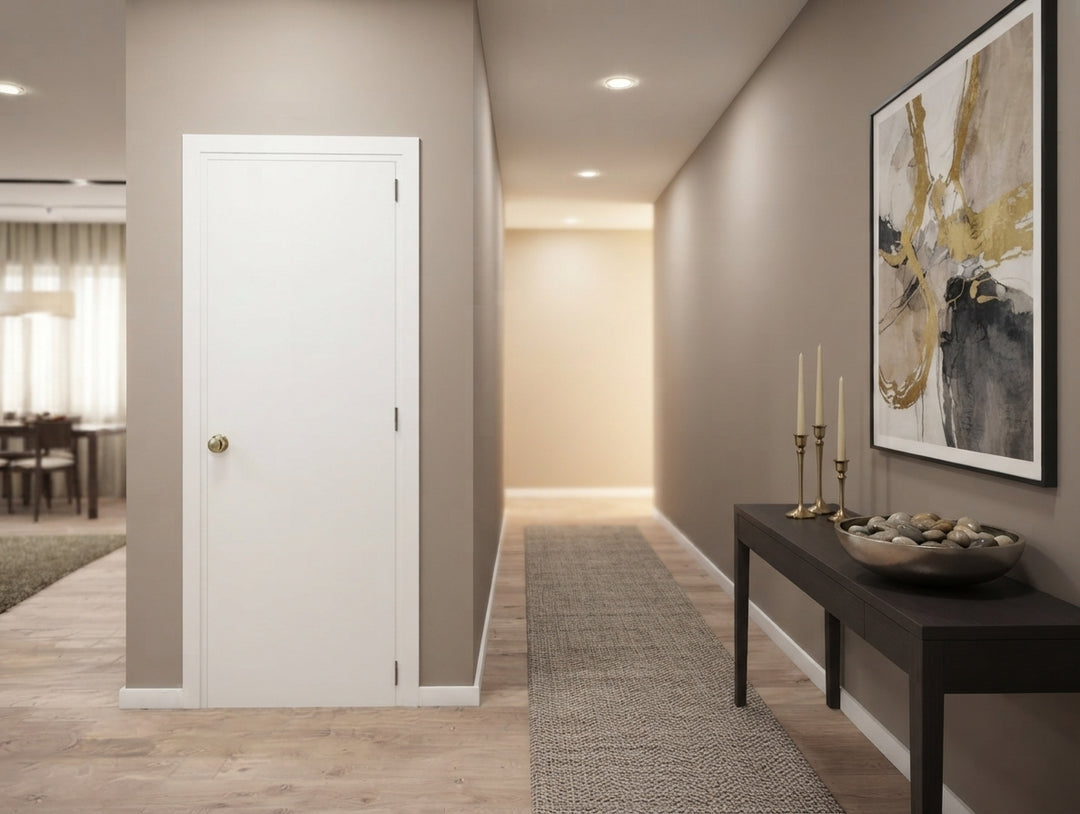 Flush Solid Wood Interior Door - DALMATIAN DOORS™ and Woodworking