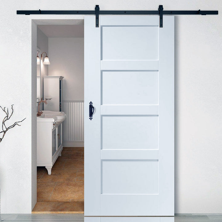 Wood 4 Panel Barn Door - DALMATIAN DOORS™ and Woodworking