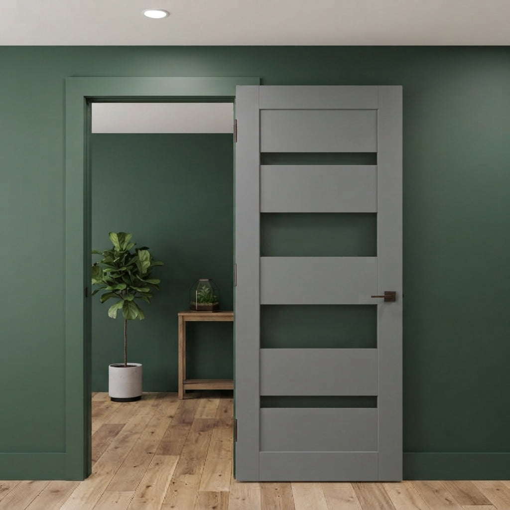 Glass 4 Lite Palermo Interior Prehung Door - DALMATIAN DOORS™ and Woodworking