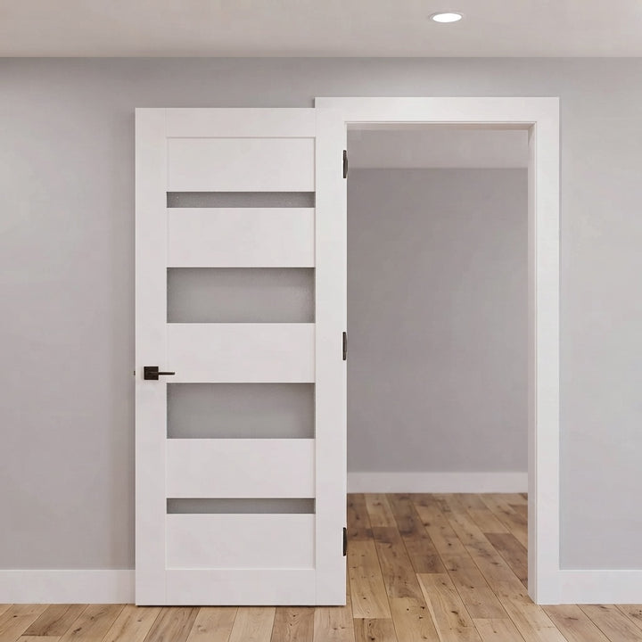 Glass 4 Lite Palermo Interior Prehung Door - DALMATIAN DOORS™ and Woodworking
