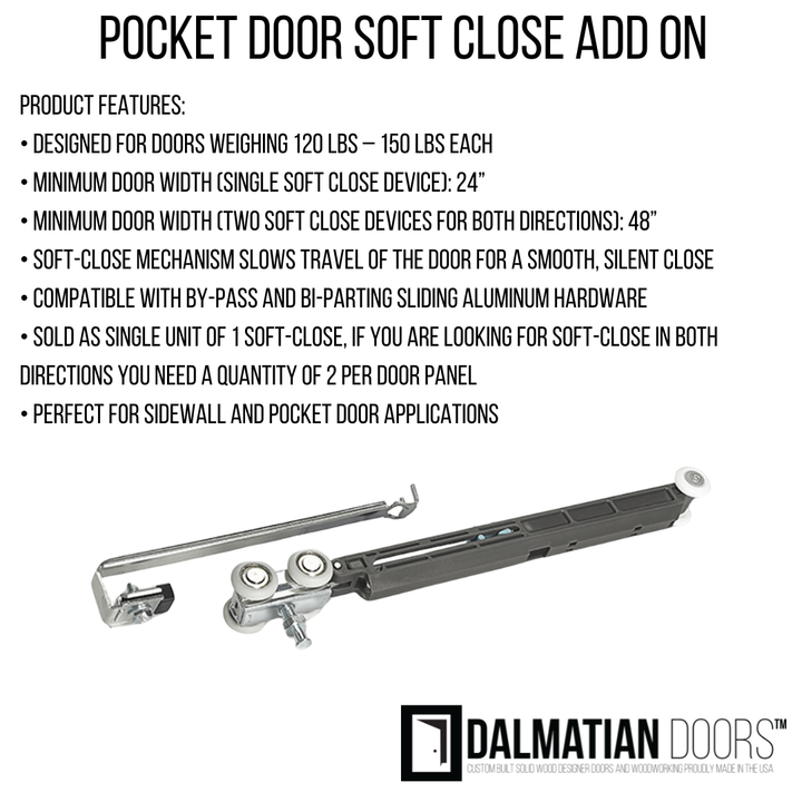 8 Lite Glass Over 1 Wood Panel Pocket Door - DALMATIAN DOORS™ and Woodworking