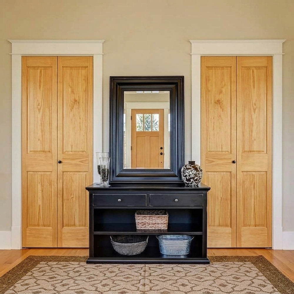 Wood 2 Panel Bifold Door - DALMATIAN DOORS™ and Woodworking