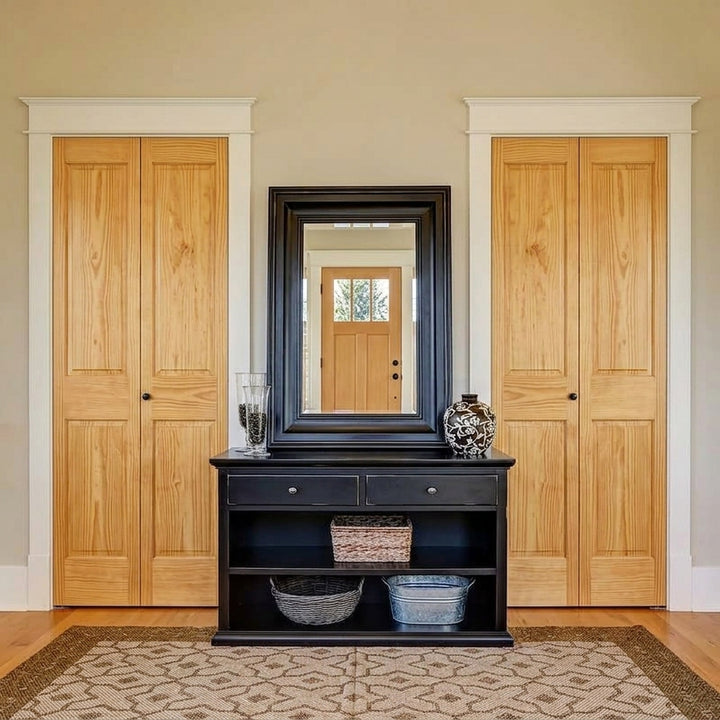Wood 2 Panel Bifold Door - DALMATIAN DOORS™ and Woodworking