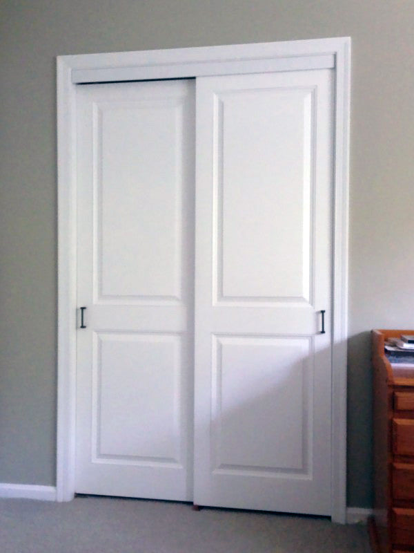 Wood 2 Panel Bypass Door - DALMATIAN DOORS™ and Woodworking