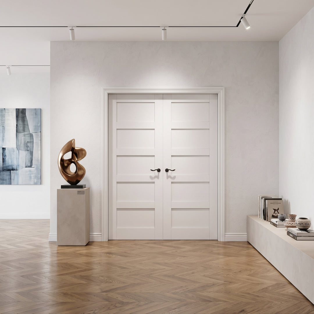 Wood 5 Panel French Door - DALMATIAN DOORS™ and Woodworking