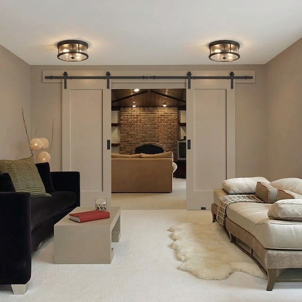Wood 1 Panel Double Barn Door - DALMATIAN DOORS™ and Woodworking
