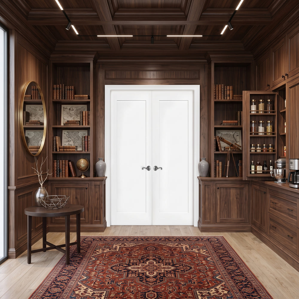 Wood 1 Panel French Door - DALMATIAN DOORS™ and Woodworking