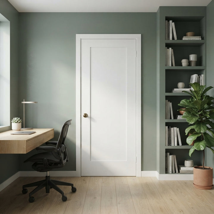 Wood 1 Panel Interior Door - DALMATIAN DOORS™ and Woodworking