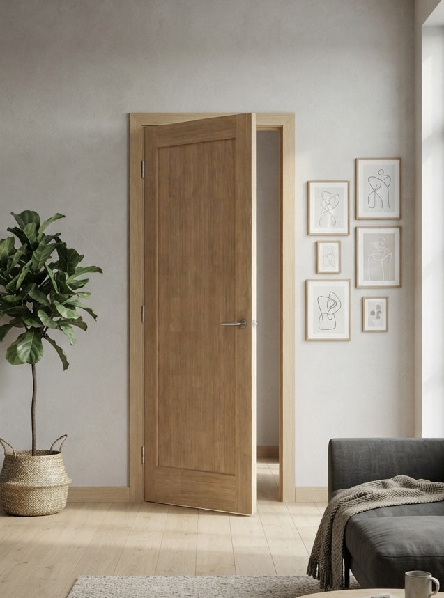 Wood 1 Panel Interior Door - DALMATIAN DOORS™ and Woodworking