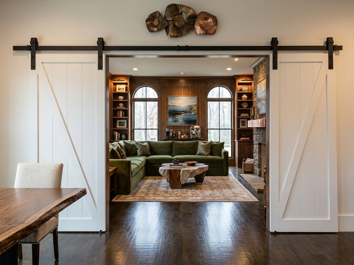 Z Brace Wood 1 Panel Double Barn Door - DALMATIAN DOORS™ and Woodworking